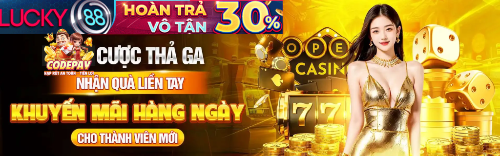 Ưu đãi banner Lucky88 tại AE888 Vision